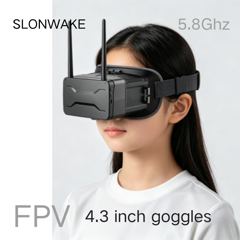 Drone Racing Goggles - 5.8GHz FPV 고글, 4.3인치, 480x272 픽셀,