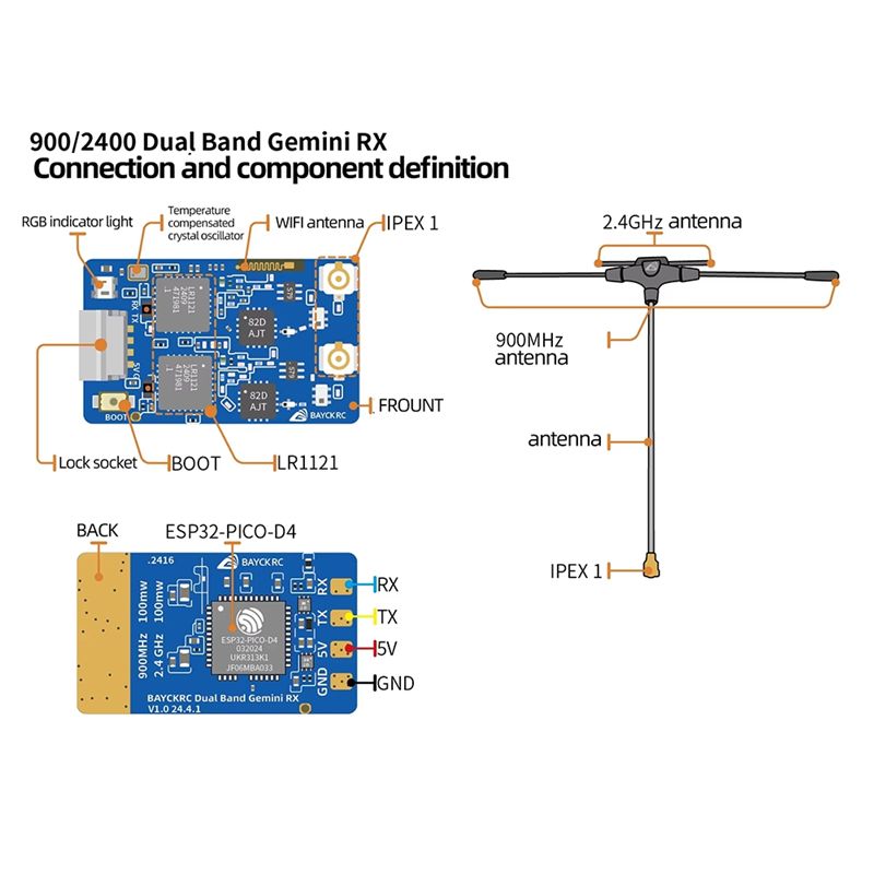 B78B-900MHz, 2.4GHz, 915MHz EL - Drone Racing Receiver 리뷰 및 가격